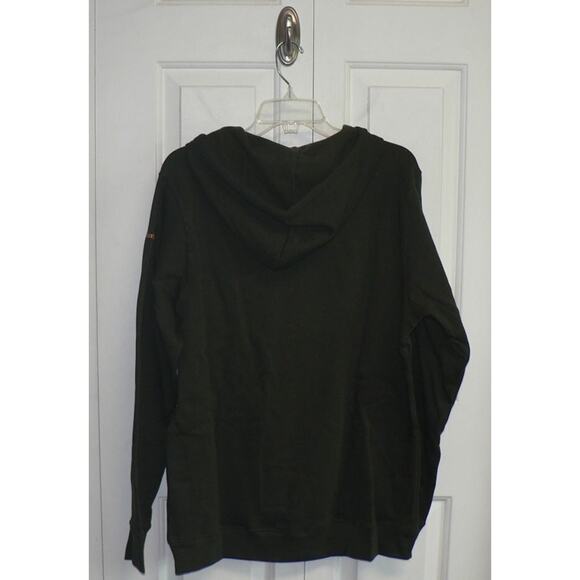 Columbia Men's Trek Graphic Long-Sleeve Fleece Hoodie in Greenscape Medium $47 - Picture 8 of 10